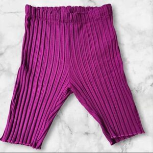Simon Miller Purple Ribbed Bike Shorts Size XS
